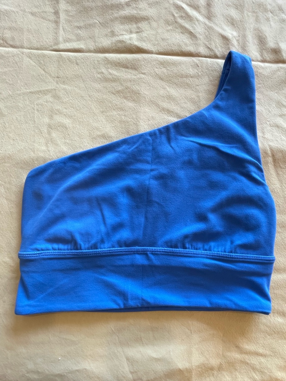 Blue Lululemon sports bra